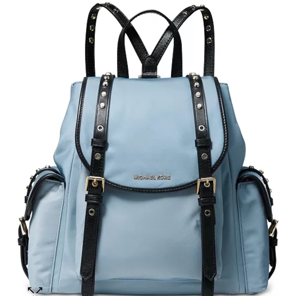Michael kors Leila Medium Flap Nylon Backpack NWOT